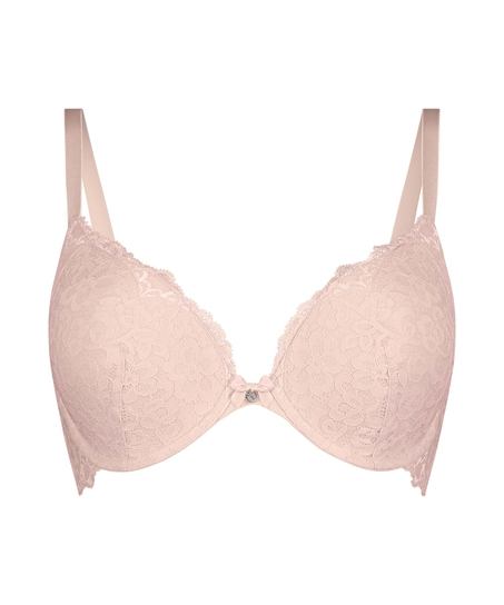 Soutien-gorge à armatures préformé push-up Marine, Rose