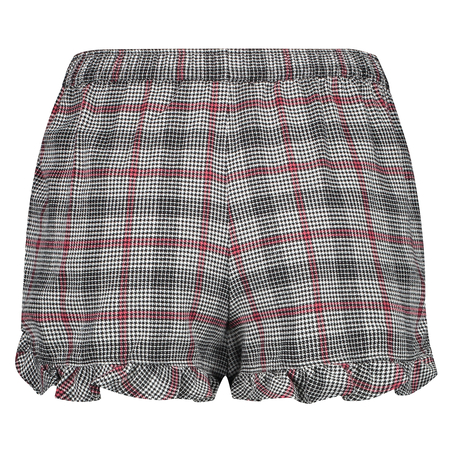 Short Pyjama Twill Check, Gris