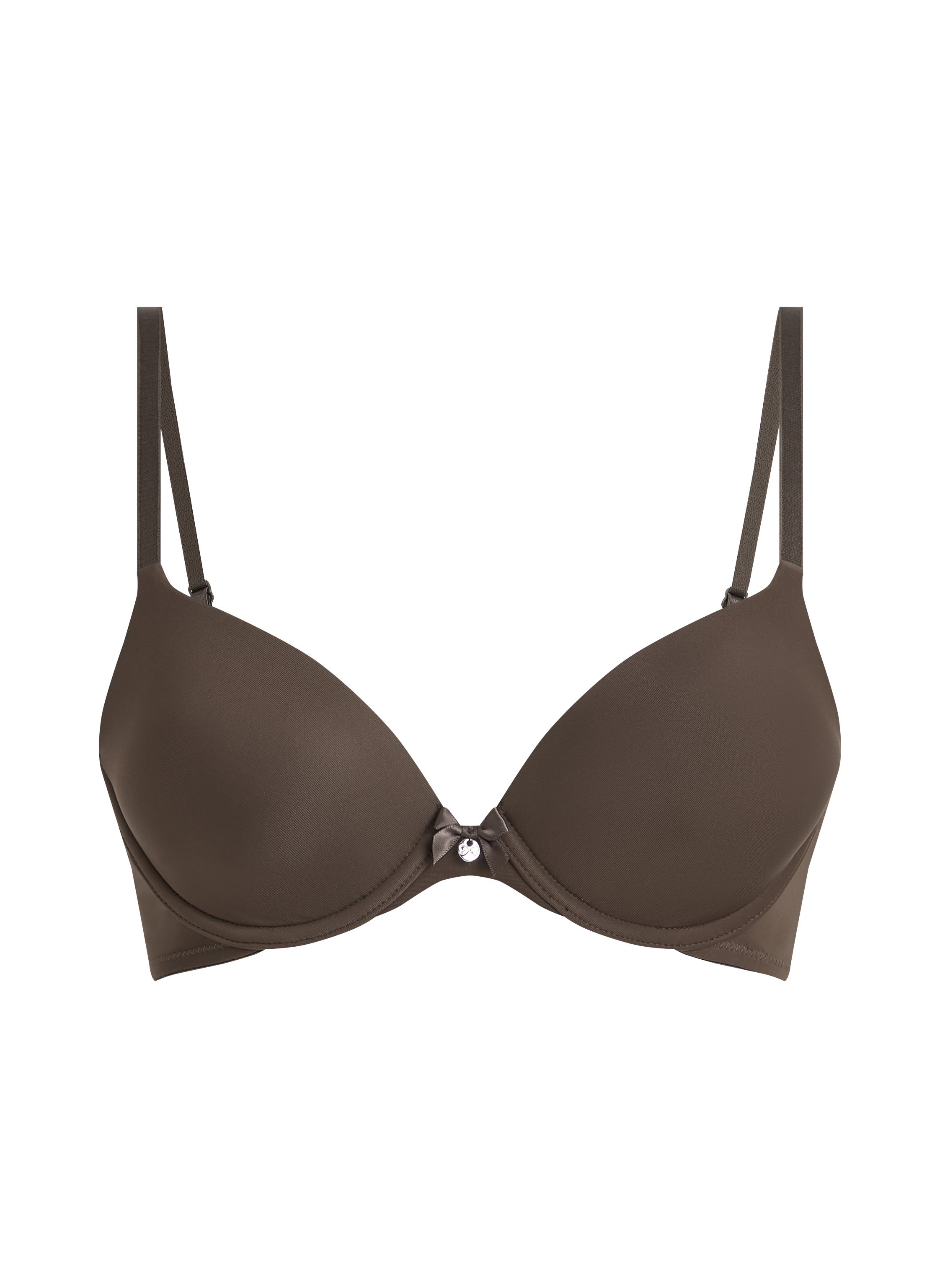 Soutien-gorge à armatures préformé Plunge, Marron, main
