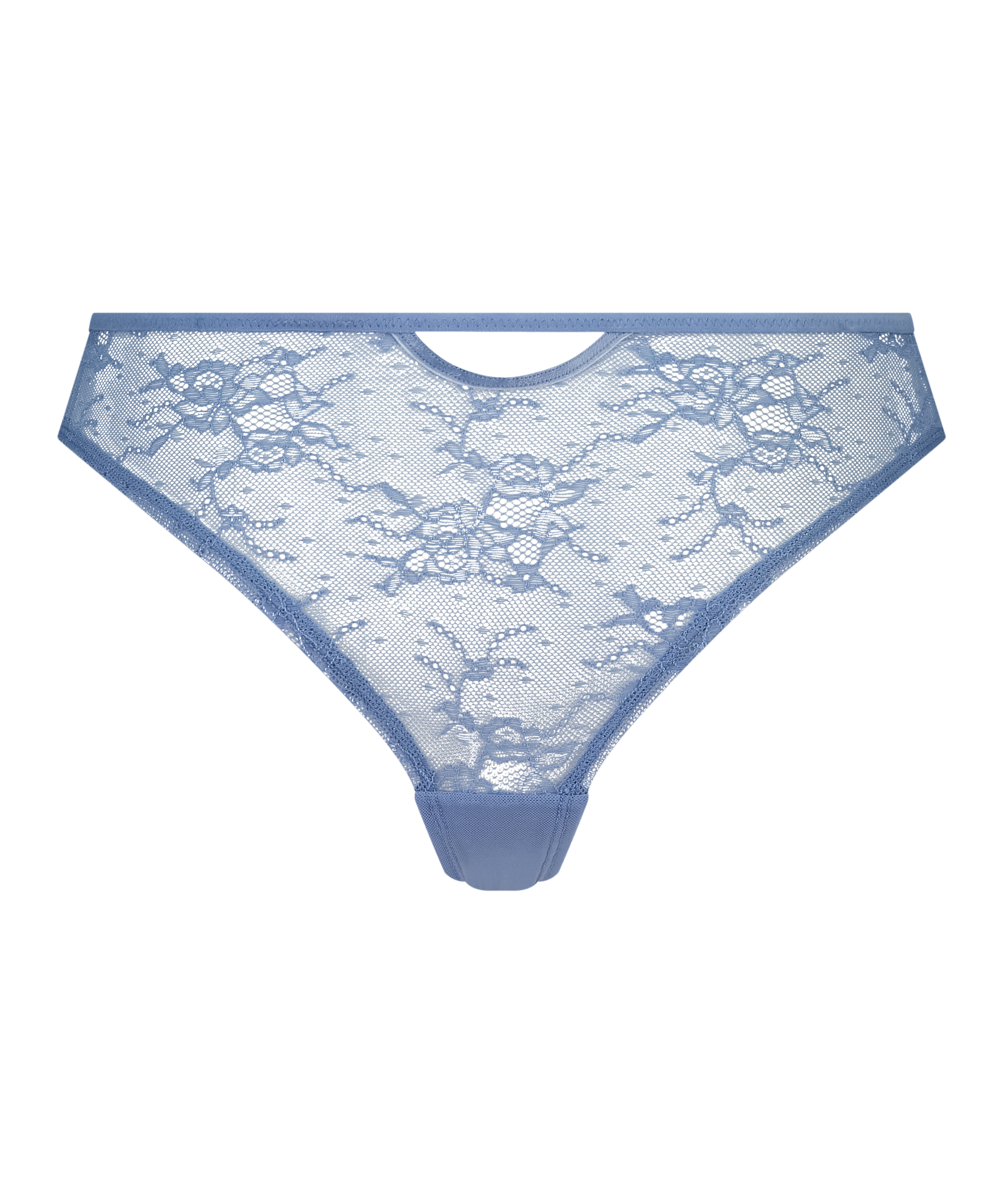 Slip brésilien Molly, Bleu, main