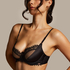 Soutien-gorge à armatures non préformé Aiko, Noir