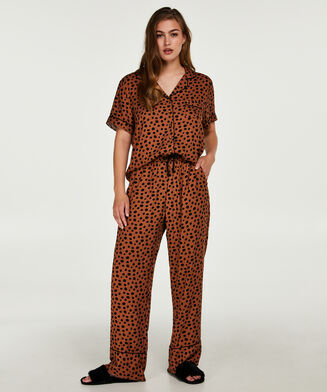 Pantalon de pyjama, marron