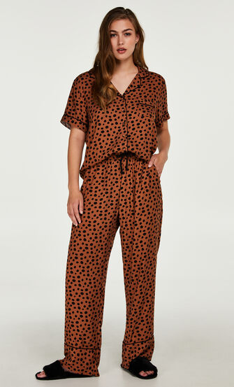 Pantalon de pyjama, marron