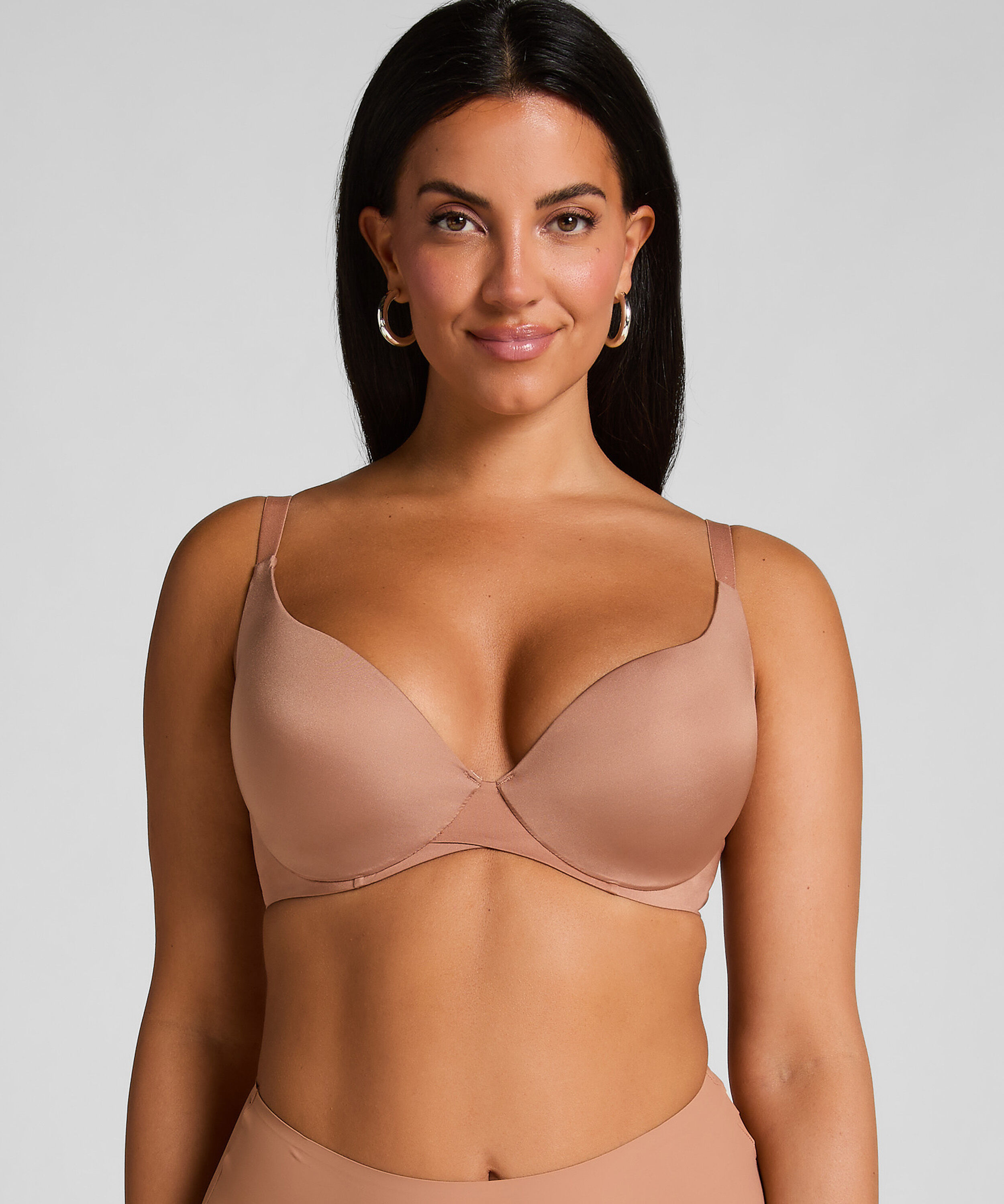 Soutien-gorge à armatures préformé Smooth, Marron
