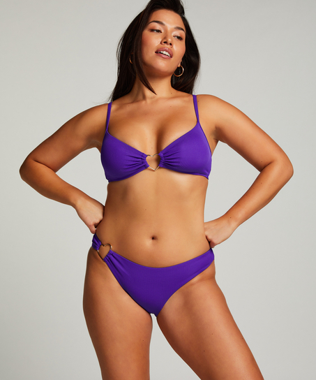 Haut de bikini court Eclipse, Violet