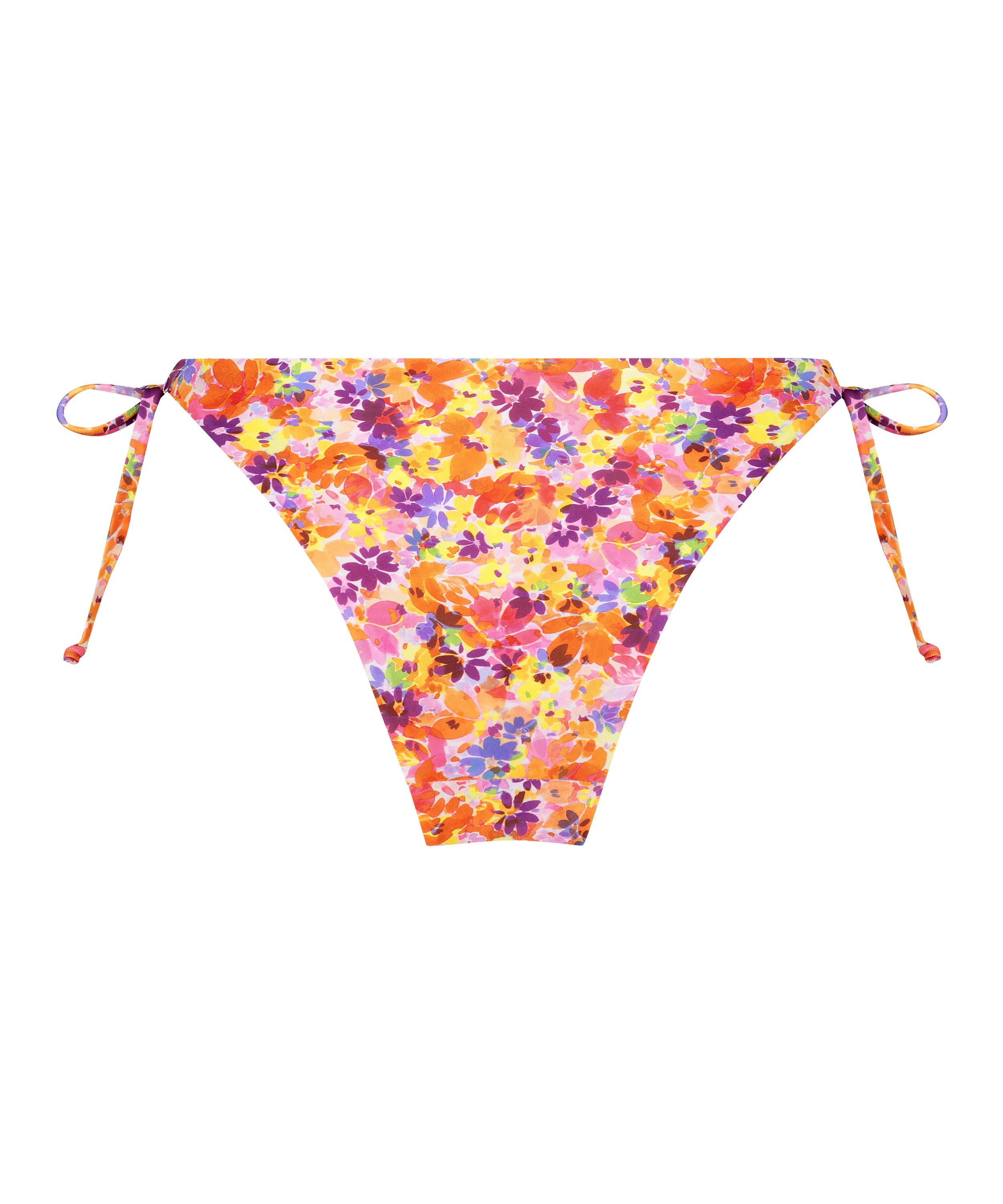 Slip de Bikini Échancrés Tiki, Orange, main