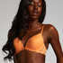 Soutien-gorge &agrave; armatures pr&eacute;form&eacute; push-up Marine, Orange