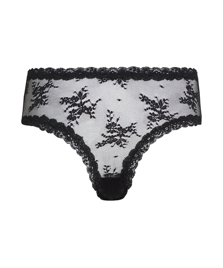 Culotte br&eacute;silienne V-Shape Alex, Noir