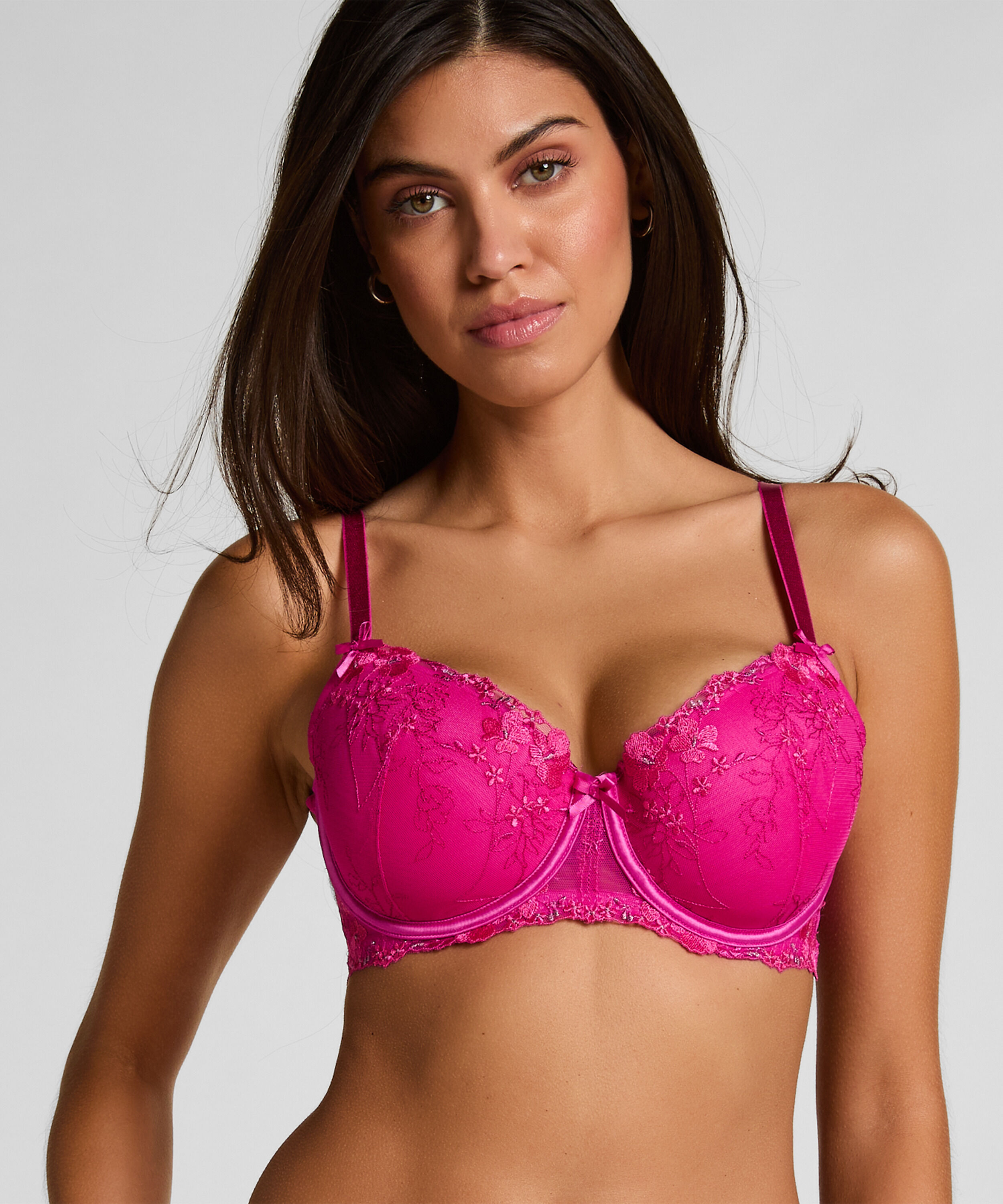 Soutien-gorge à armatures rembourré Peonie, Rose