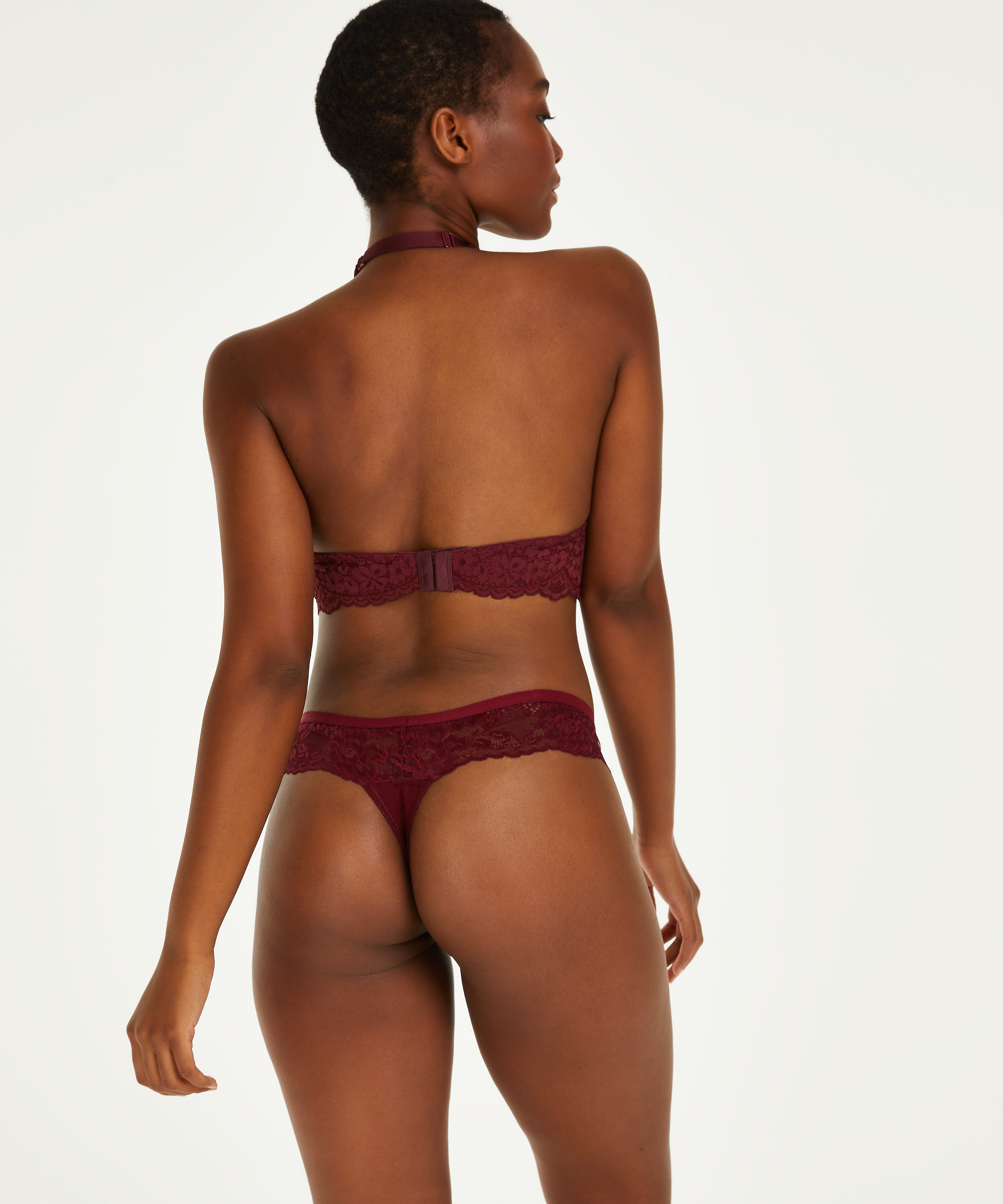 Boxer string Bianca, Rouge, main
