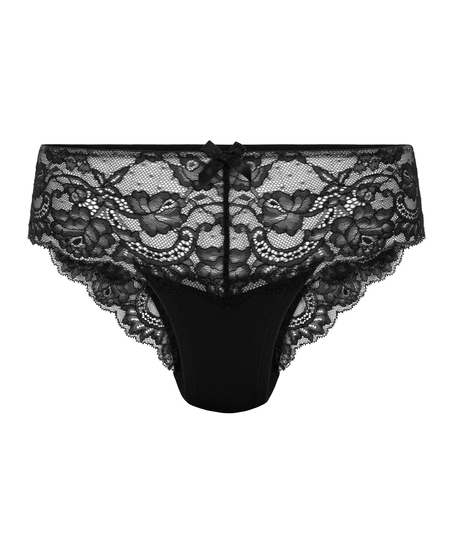 Slip brésilien Teddy, Noir