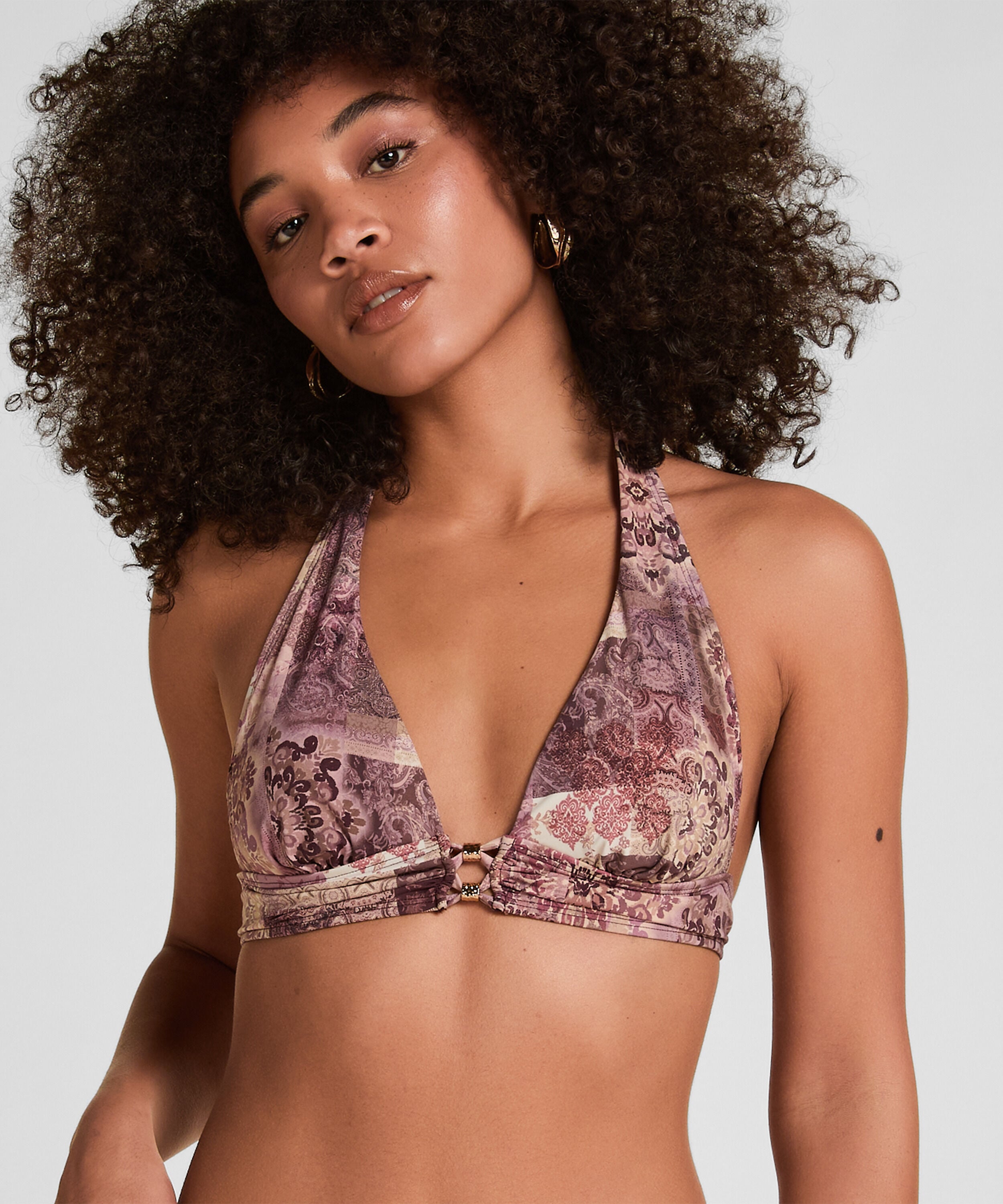 Triangle Bikini Top Ibiza, Violet