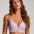 Soutien-gorge à armatures préformé longline Ollie, Violet