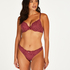 Soutien-gorge push-up à armatures rembourré Rose, Rouge