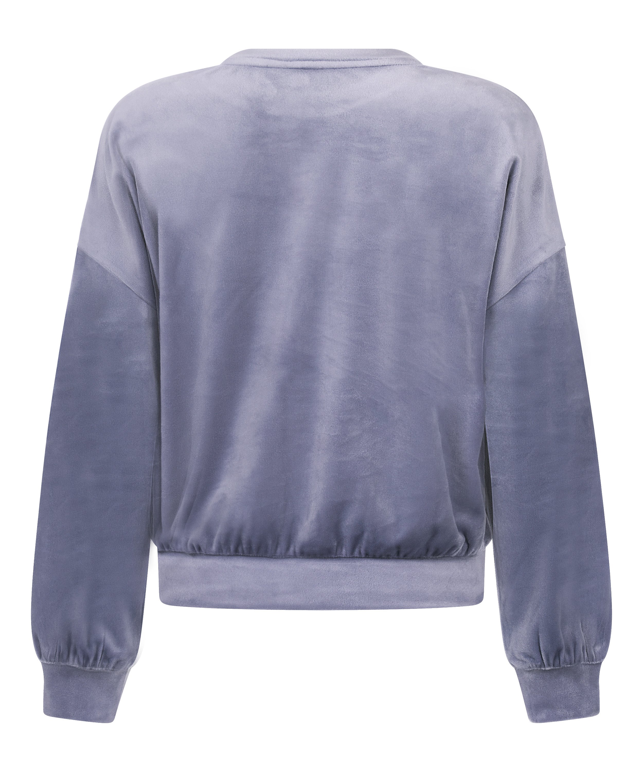 Top Velours, Bleu, main