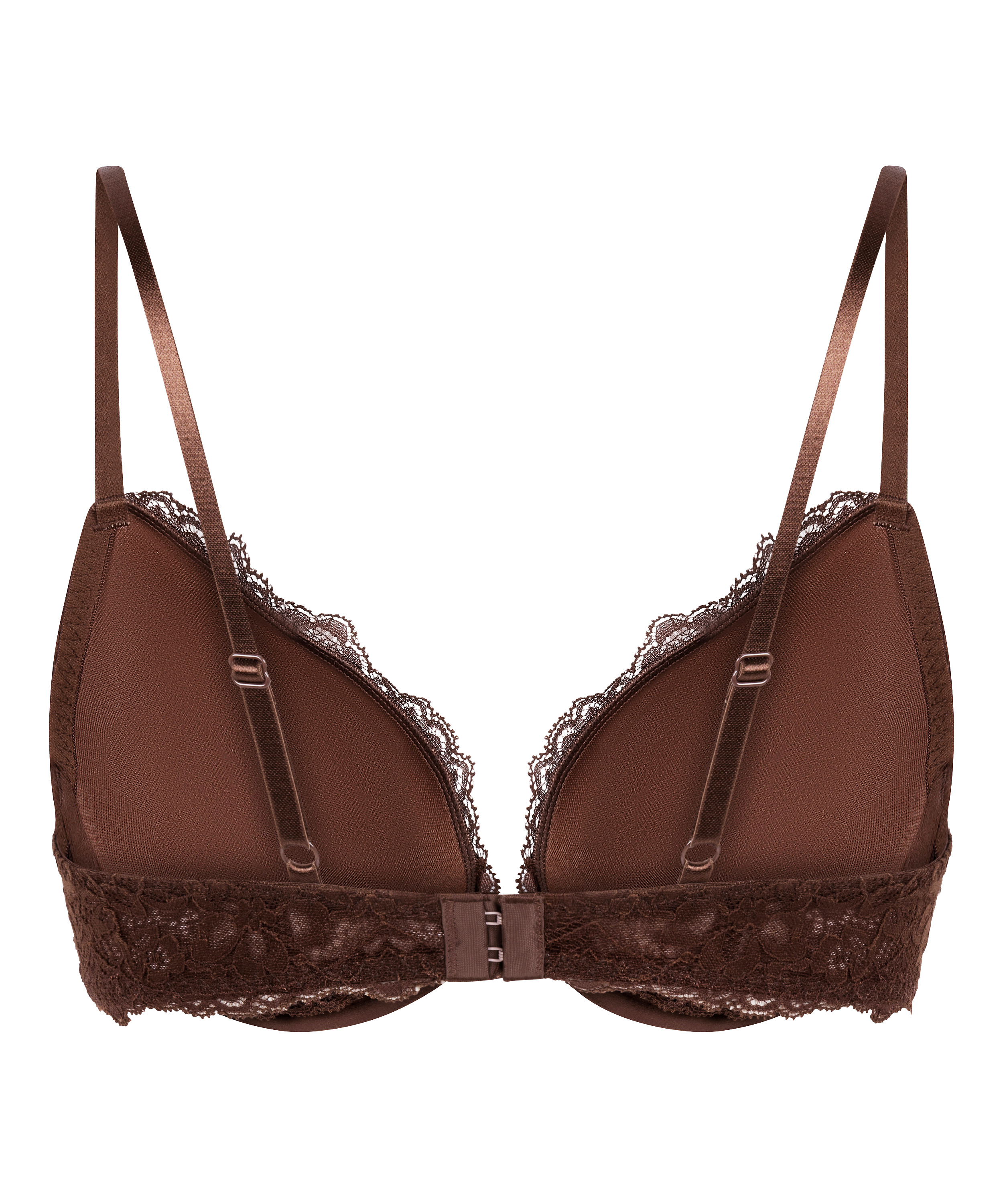 Soutien-gorge à armatures préformé push-up Marine, Marron, main