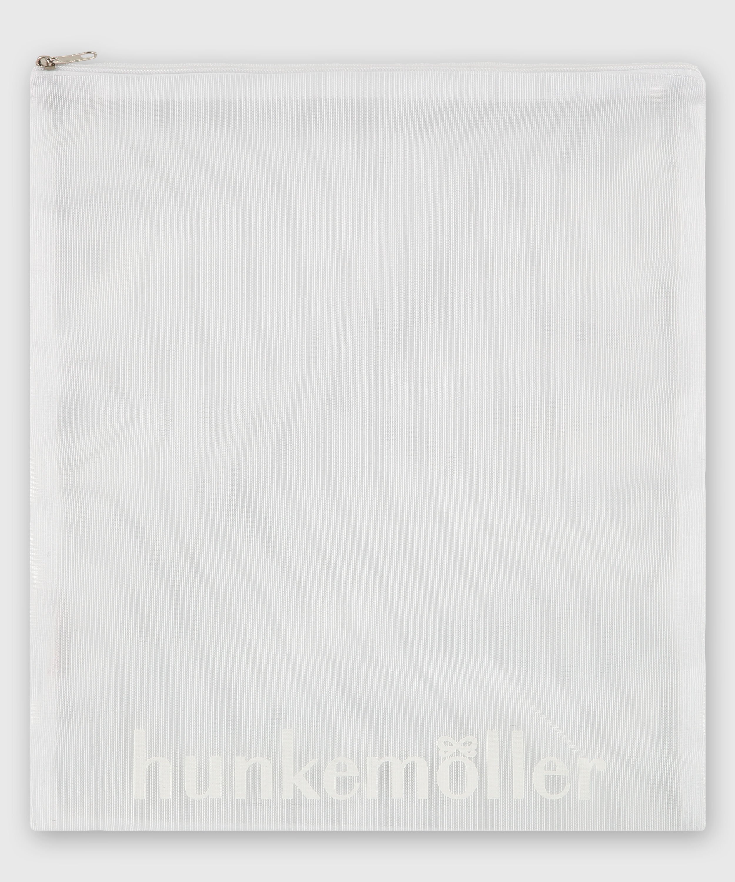 Filet lingerie fermeture éclair, Blanc Filet lingerie fermeture éclair, Blanc