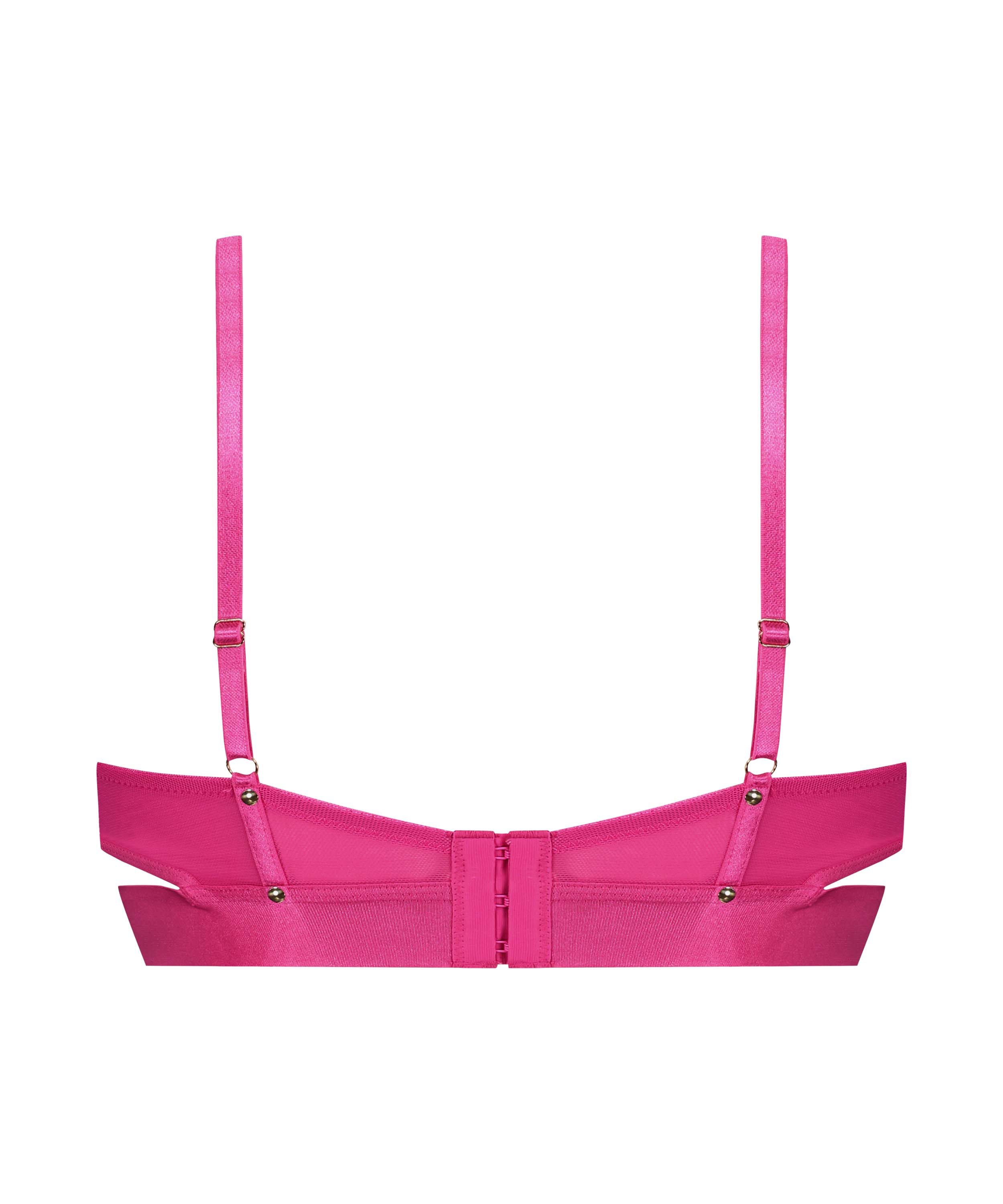 Soutien-gorge à armatures non-préformé longline Sable, Rose, main