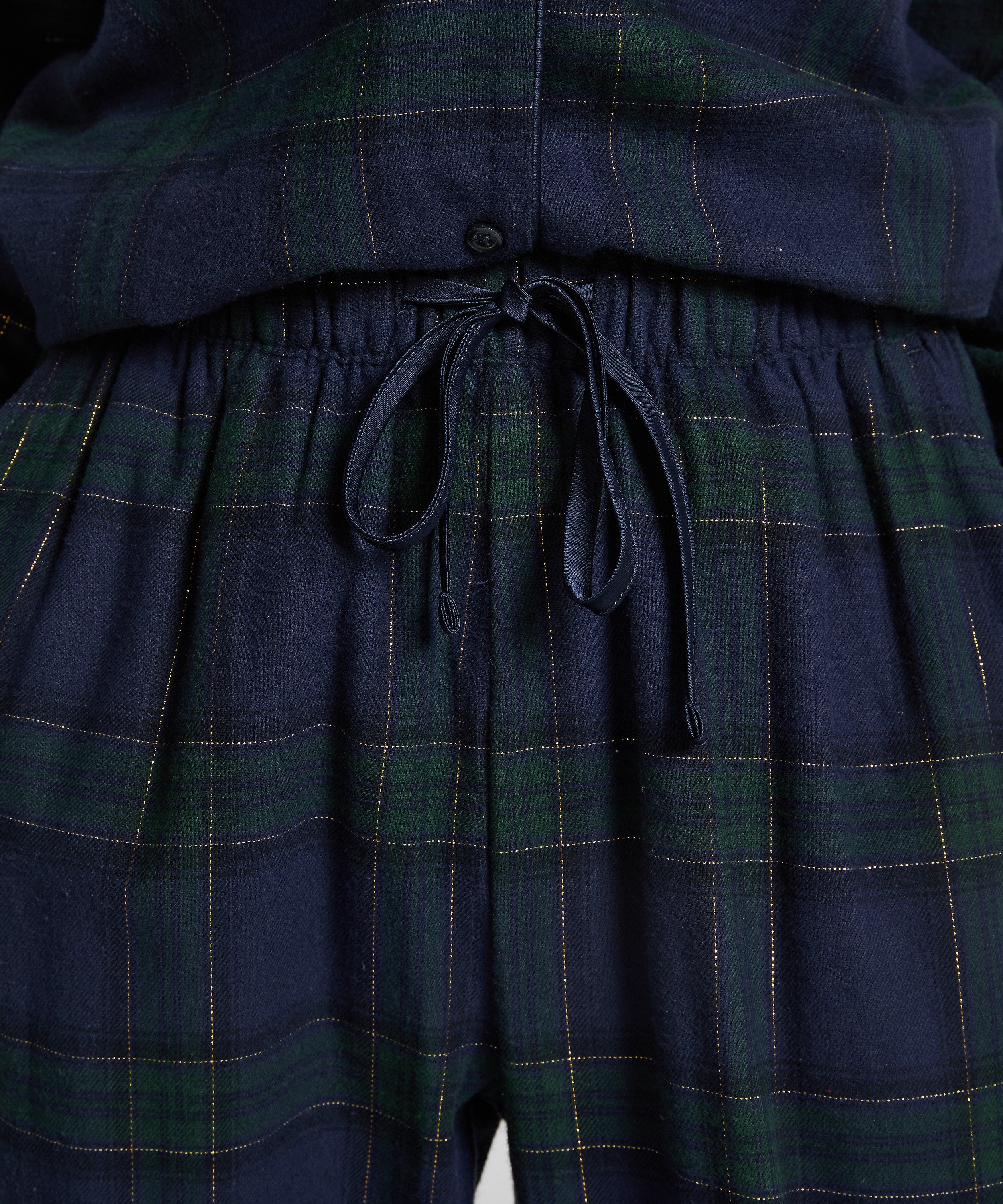 Pantalon de Pyjama Flanel, Bleu, main