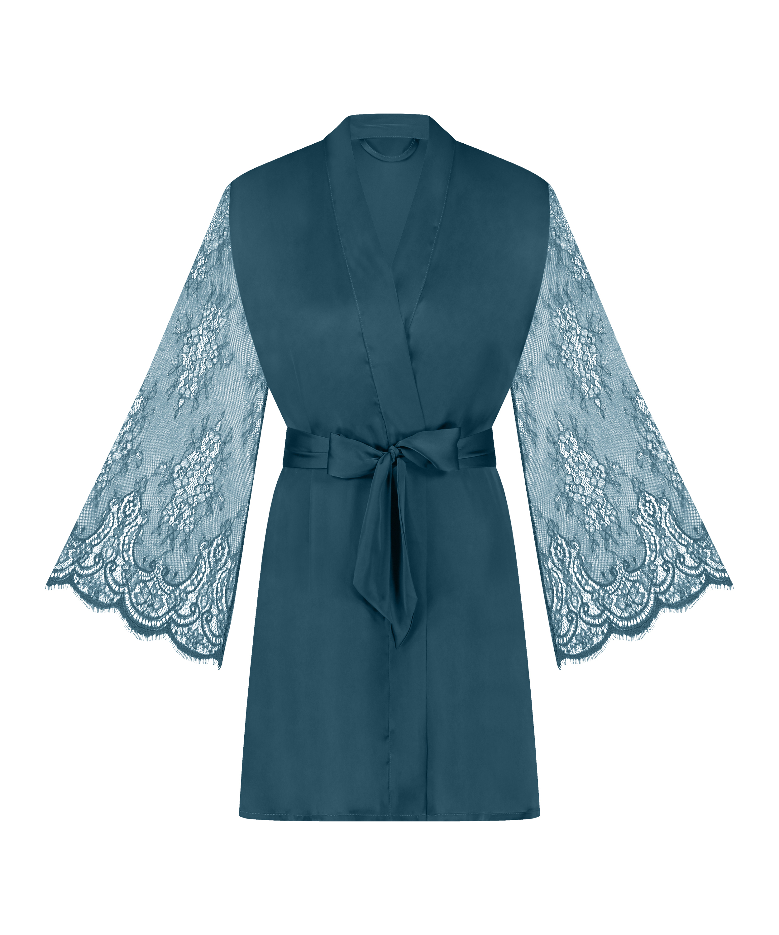 Kimono Satin, Bleu, main