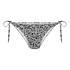 Slip de Bikini Cheeky Tanga Lobos, Noir