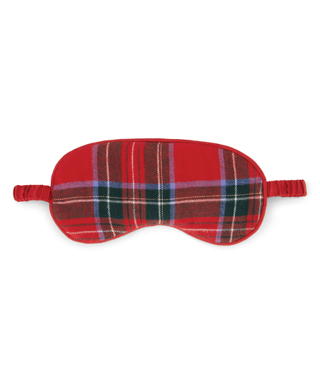 Masque pour dormir Flanelle, Rouge