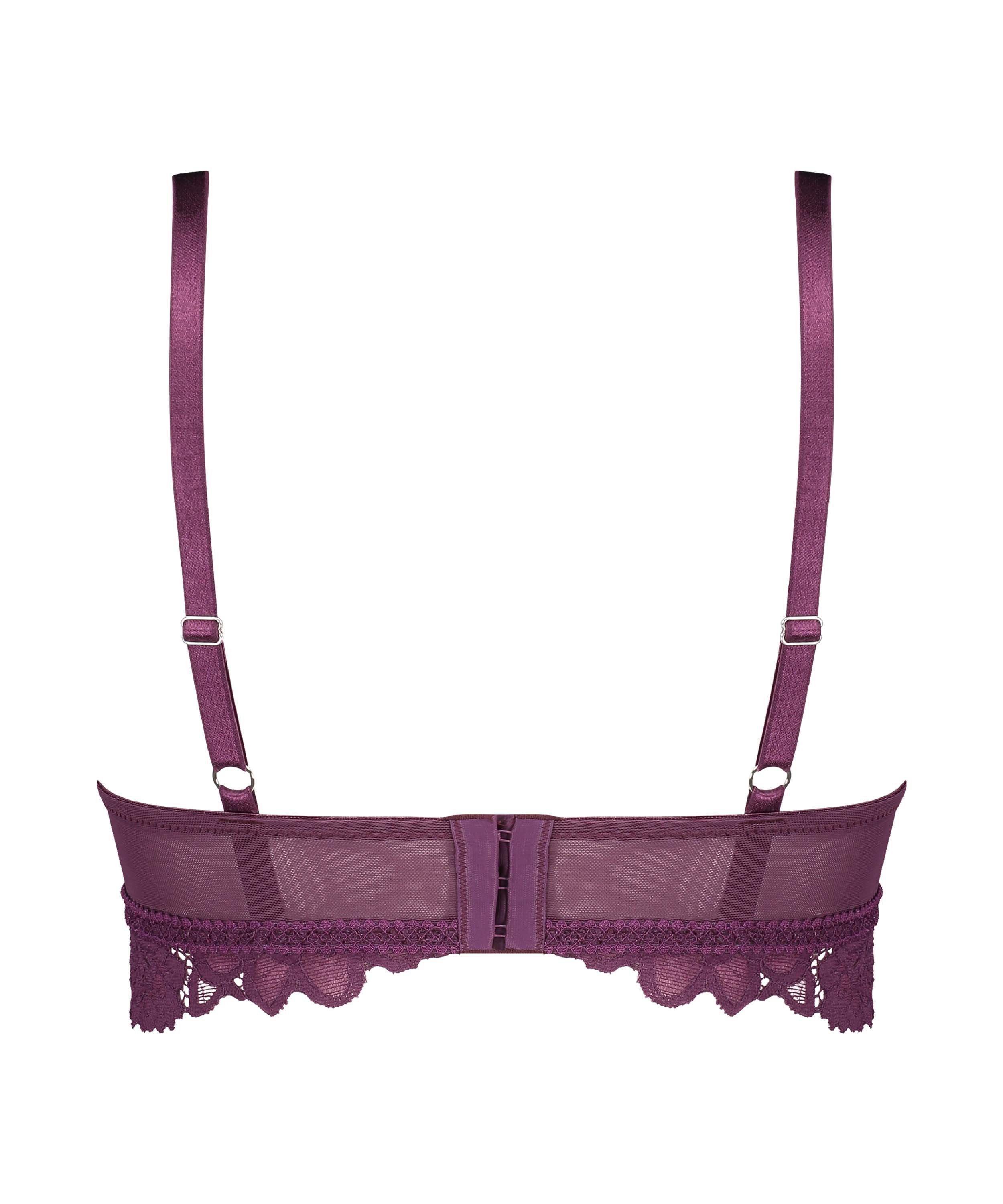 Soutien-gorge push-up préformé sans armatures Evey, Violet, main