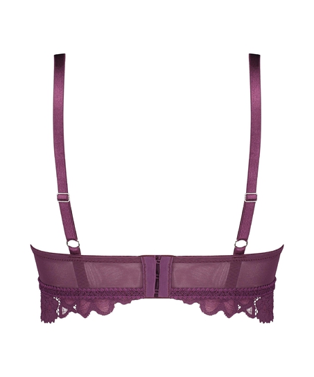 Soutien-gorge push-up préformé sans armatures Evey, Violet
