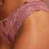 Slip br&eacute;silien taille haute Cecile, Rose