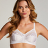 Soutien-gorge sans armatures non-préformé Sara, Blanc
