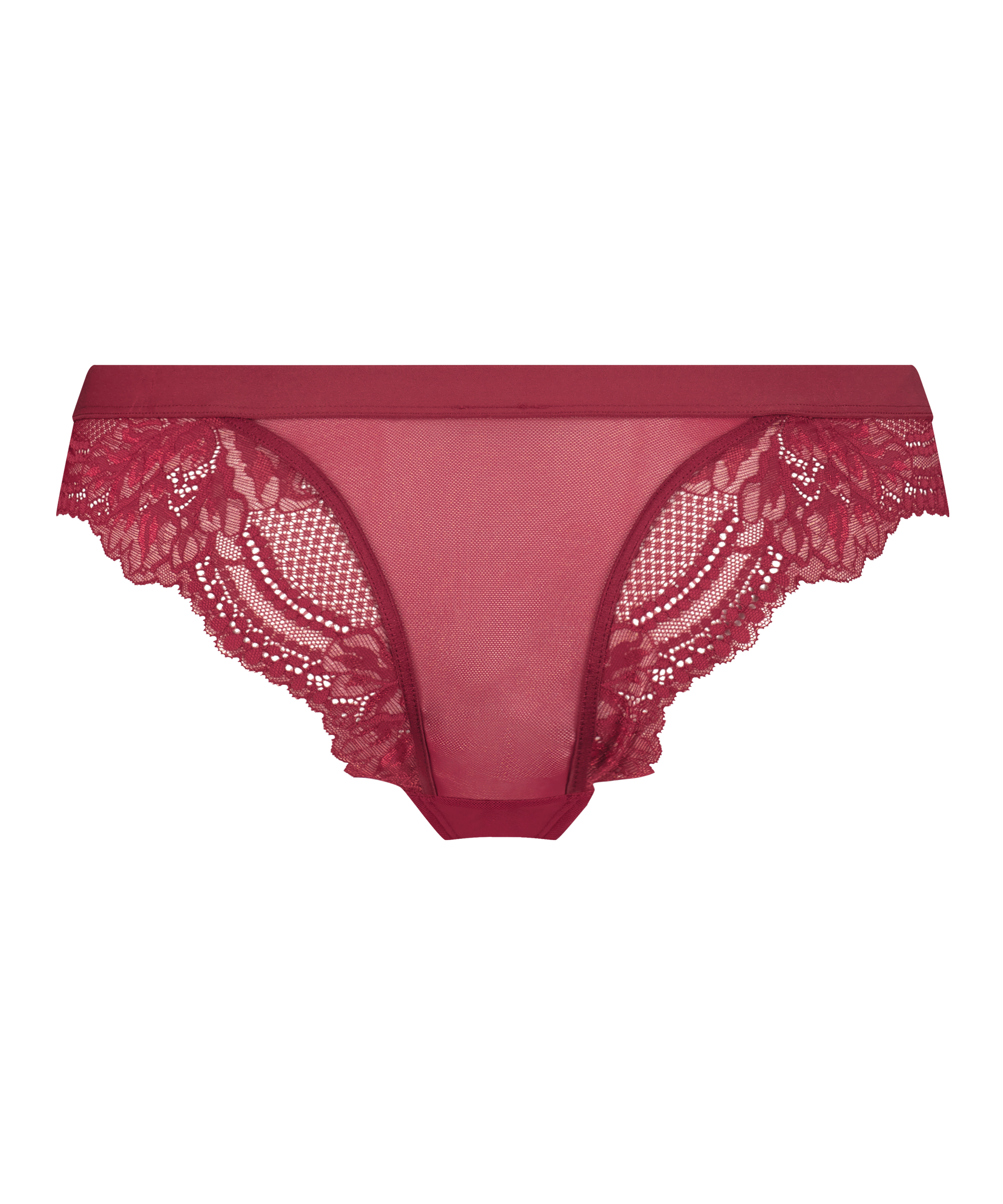 Slip brésilien Hana, Rouge, main