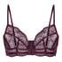 Soutien-gorge non-rembourr&eacute; &agrave; armatures Isabelle, Violet