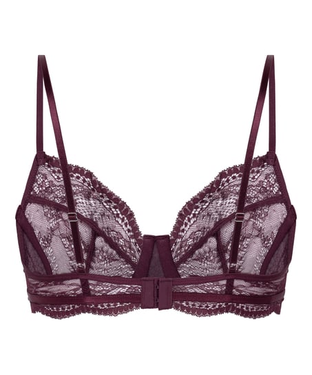 Soutien-gorge non-rembourr&eacute; &agrave; armatures Isabelle, Violet