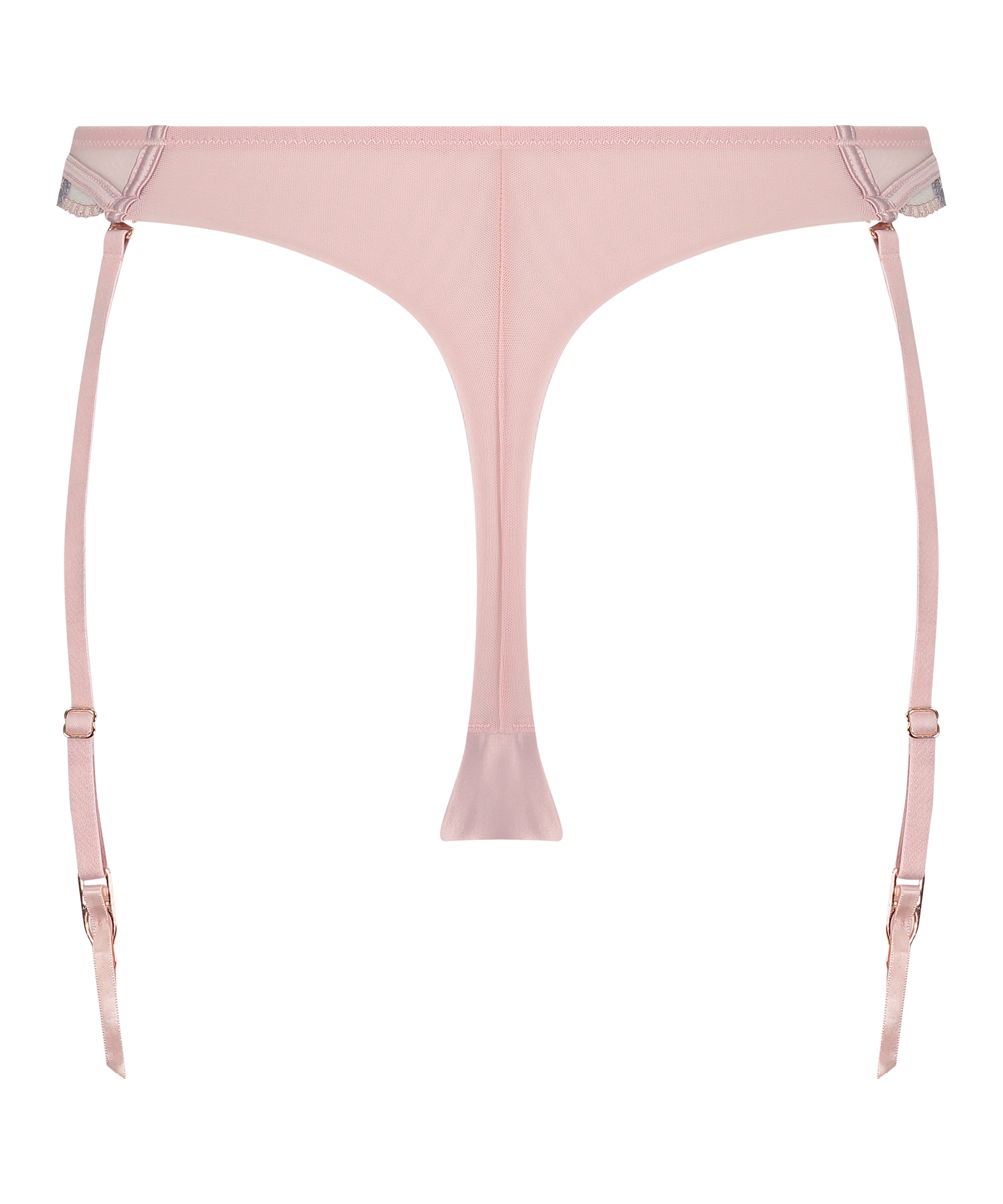 String avec porte-jarretelles Sofia, Violet, main