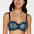 Soutien-gorge à armatures préformé sans bretelles Latrice, Bleu