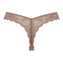 Invisible string Lace Back, Marron