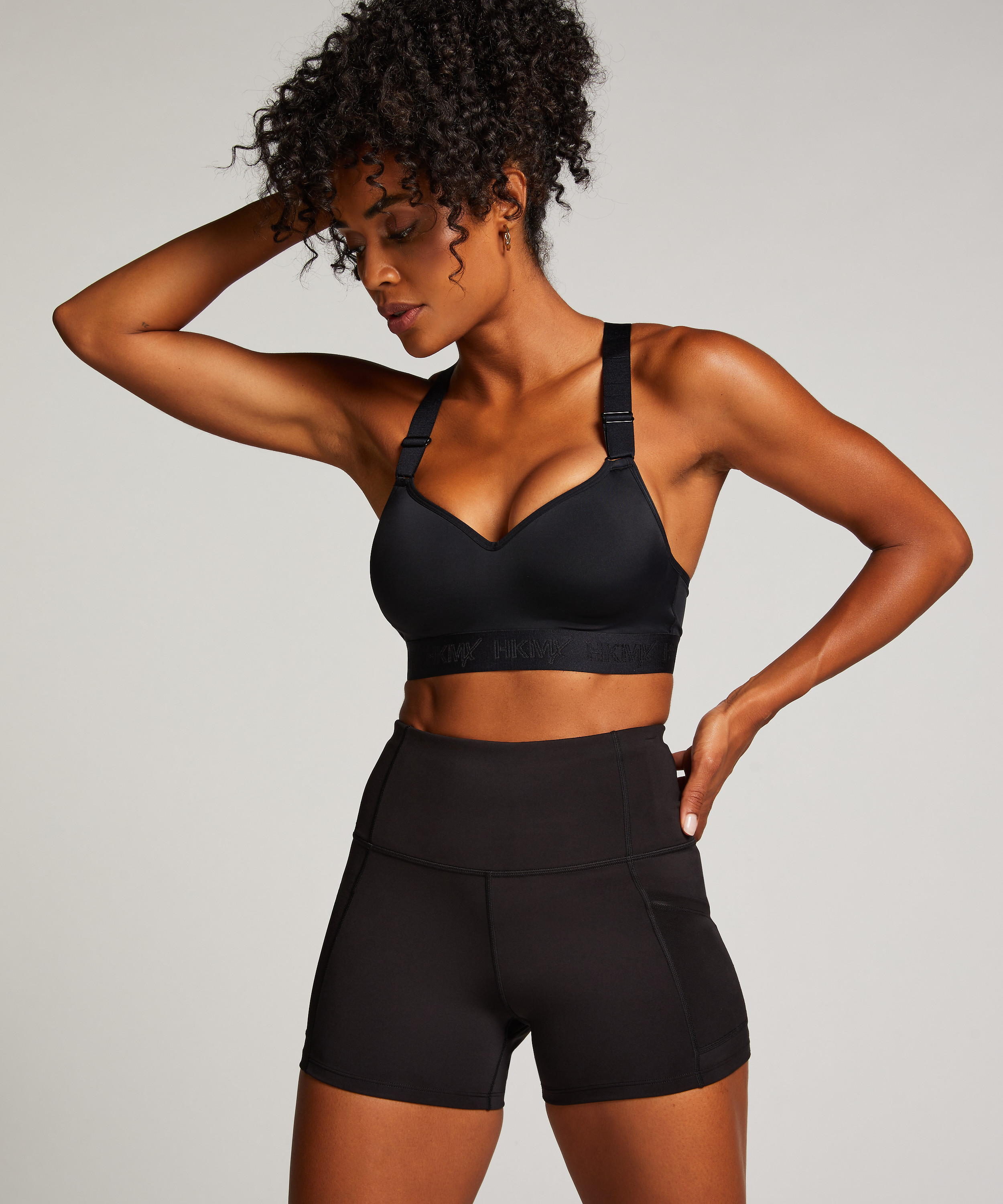 HKMX Short taille haute Oh My Squat, Noir, main