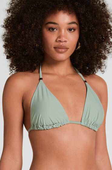 Hunkemöller Triangle Bikini Top Luxe Vert