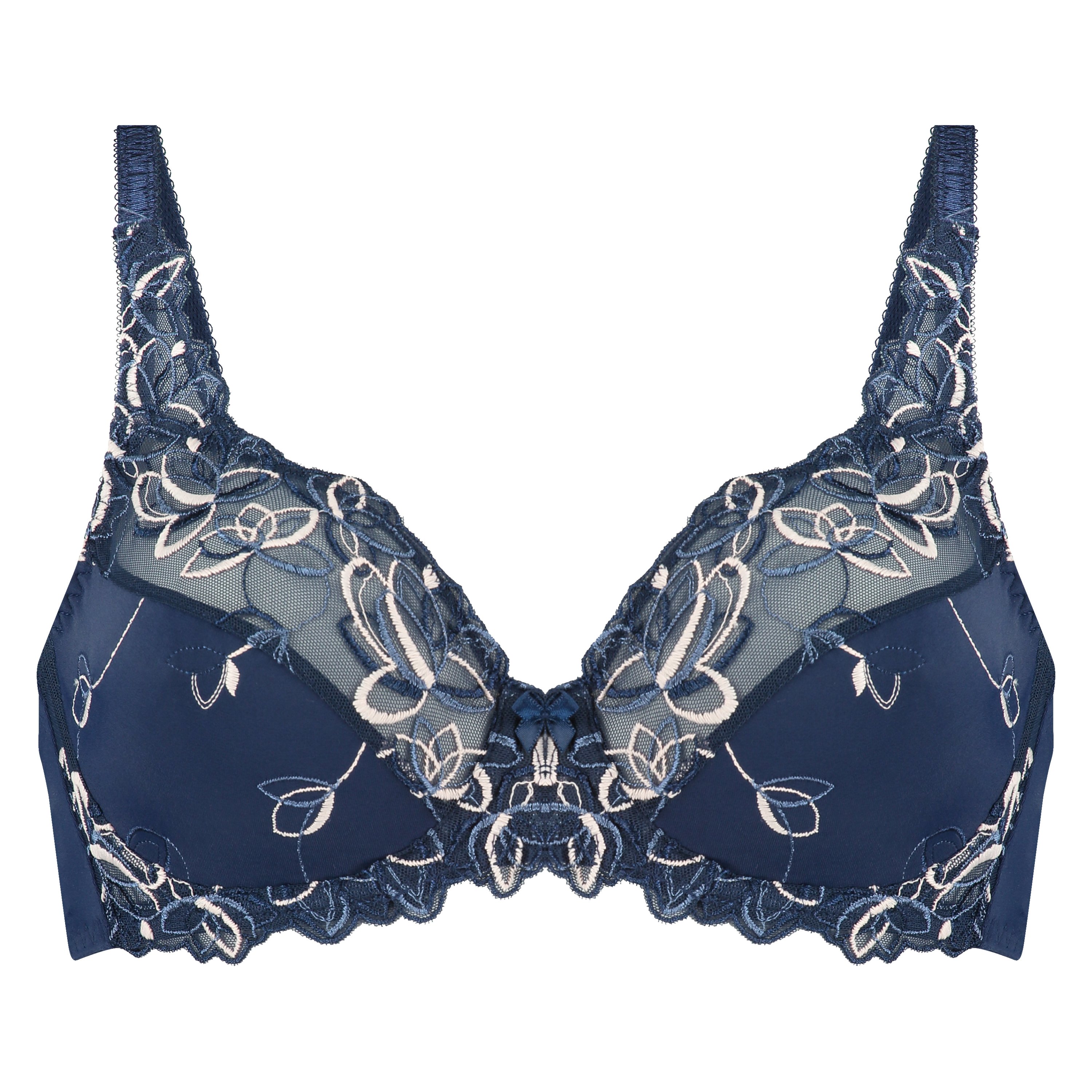 Soutien-gorge à armatures non-préformé Diva, Bleu, main