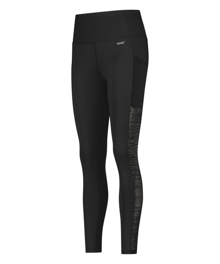 HKMX Sport Leggings Ruched, Noir