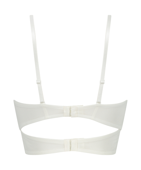 Soutien-gorge bustier Maximizer rembourré à armatures Chlo, Blanc