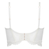 Soutien-gorge non-rembourré à armatures préformé longline Jamie, Blanc