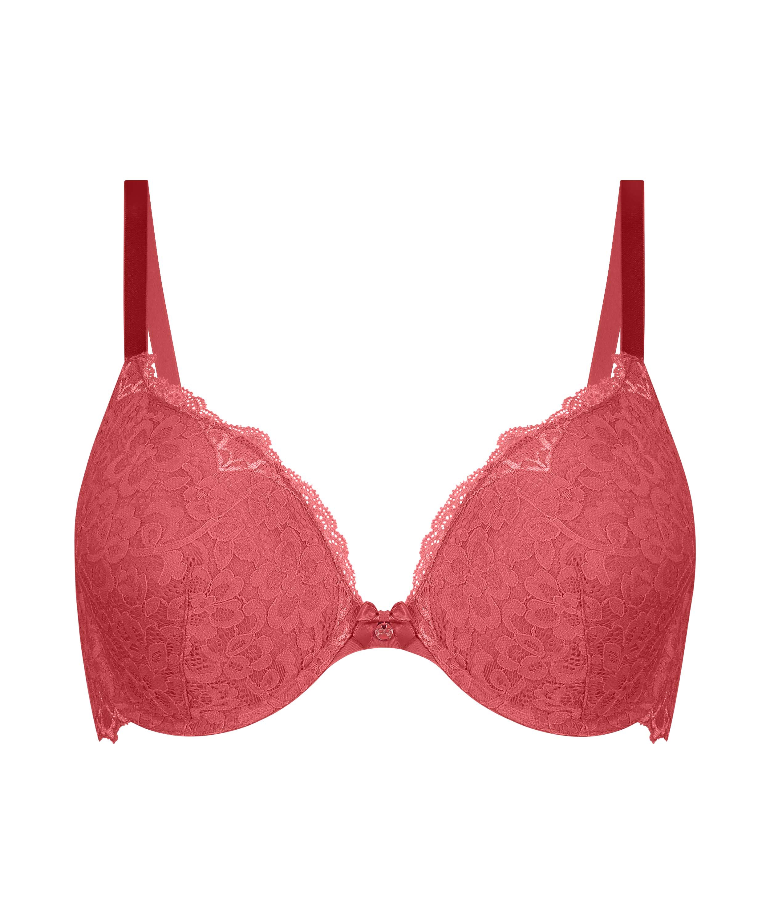 Soutien-gorge à armatures préformé push-up Marine, Rouge, main