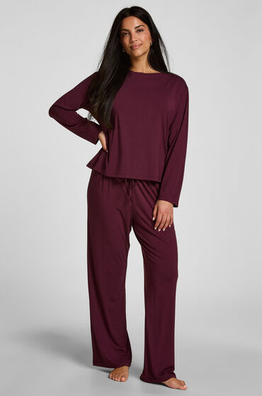 Hunkemöller Pantalon en jersey Essential Violet Hunkemöller Pantalon en jersey Essential Violet