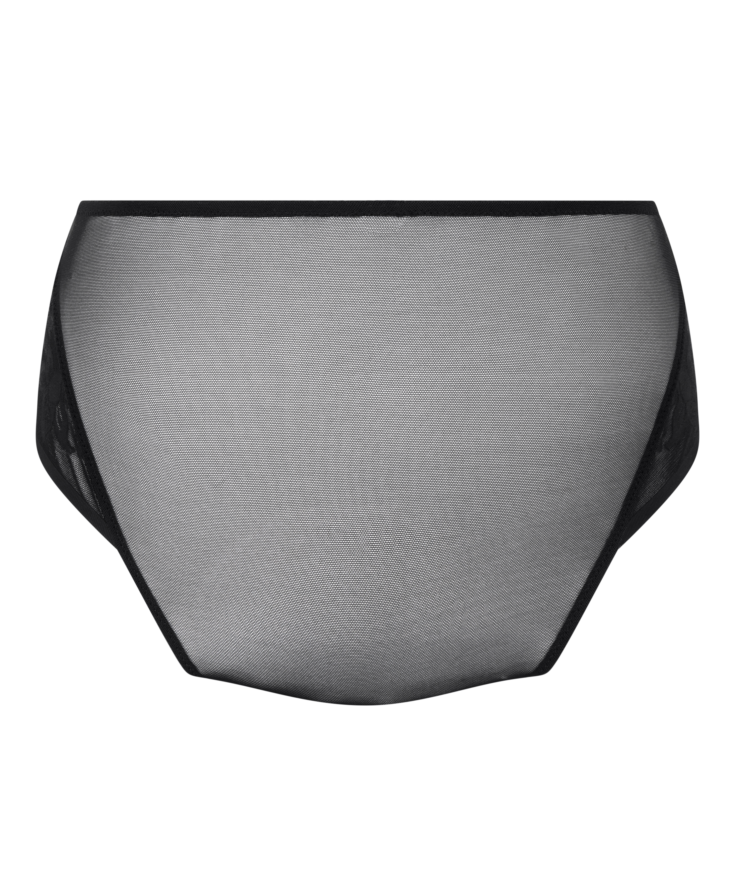 Culotte brésilienne Jocelyn taille haute, Noir, main