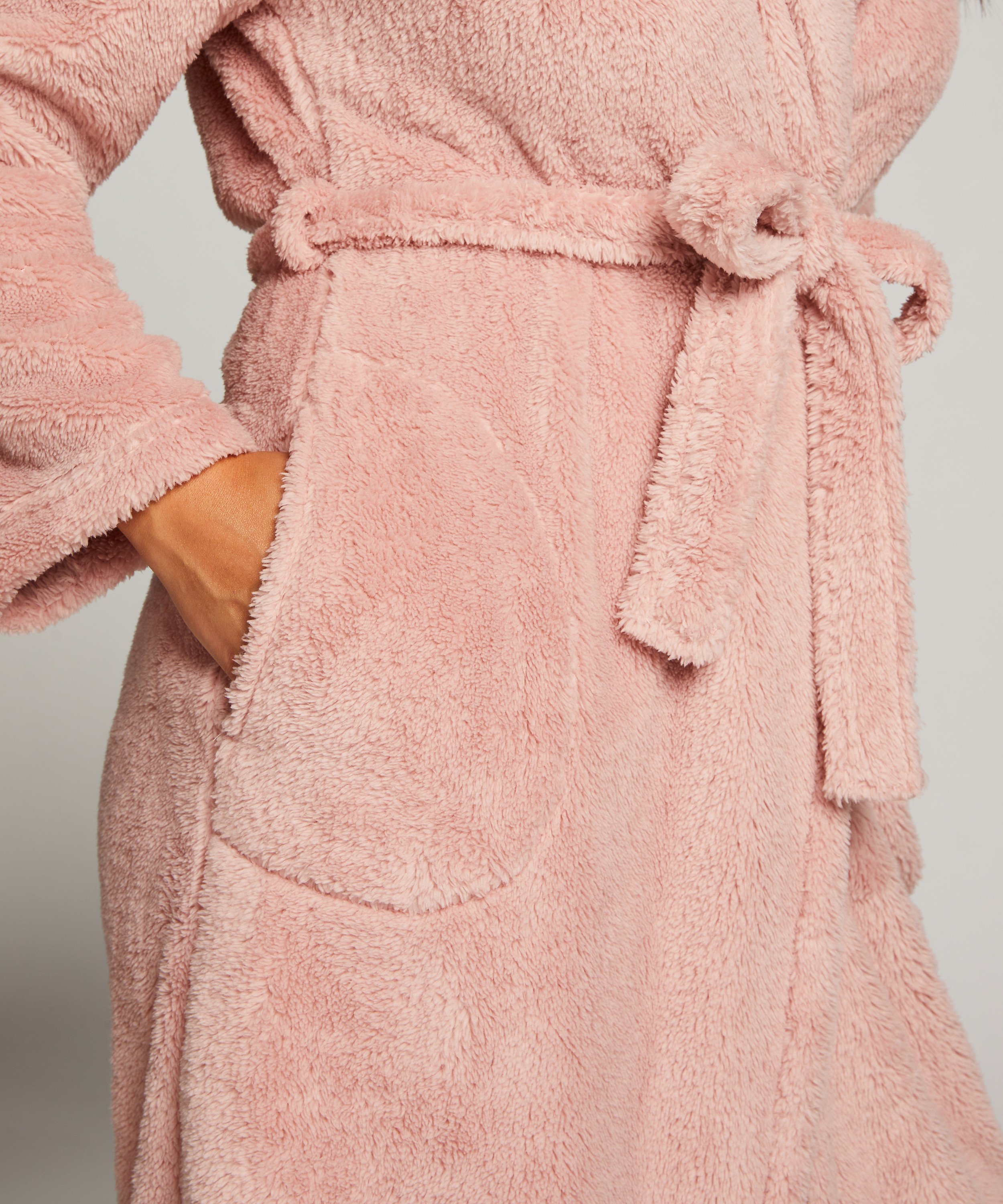 Peignoir Fleece, Rose, main