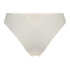 Slip brésilien échancré Chlo, Blanc
