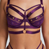 Soutien-gorge à armatures non rembourré longline Sadie, Violet