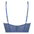 Soutien-gorge Push-Up bustier à armatures rembourré Lotta, Bleu