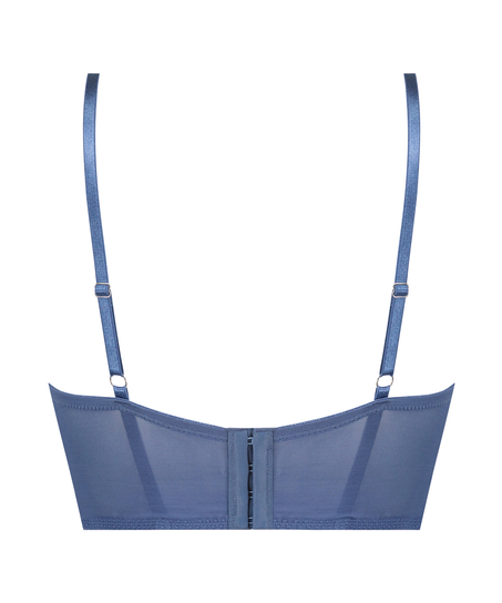 Soutien-gorge Push-Up bustier à armatures rembourré Lotta, Bleu